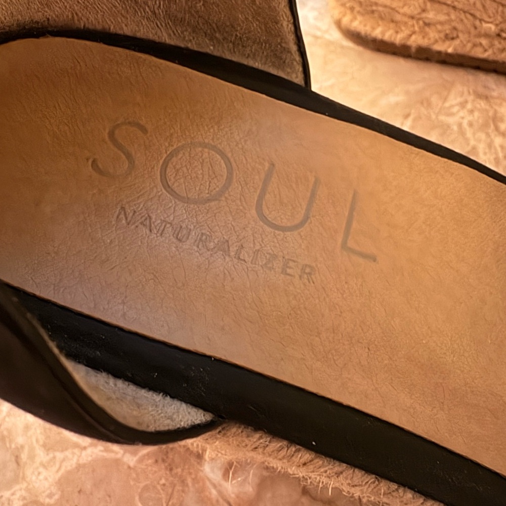 Naturalizer Black Espadrille Sandals. Size 8.5 👋 - Picture 5 of 5